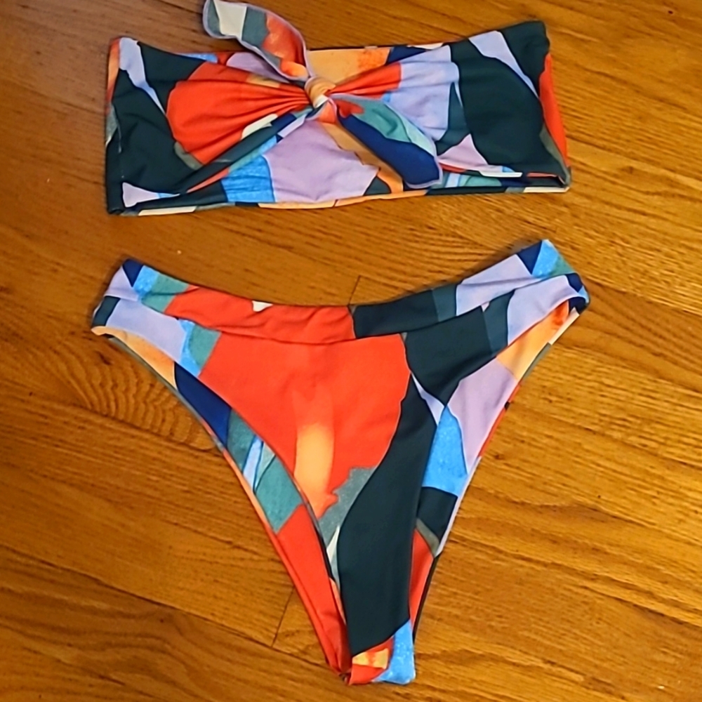 Colorful bikini bathing suit
